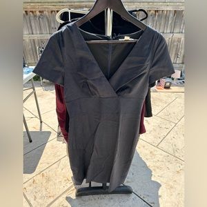 Banana republic wool mix business dress navy size 6